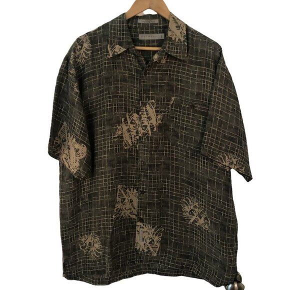 Retreat Other - Retreat 100% Silk  Button Up Grandpa Dad Shirt